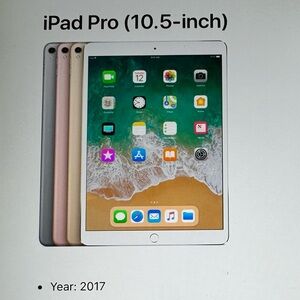 iPad Pro (10.5-inch) Wi-Fi. Works Great! Come with case/cover